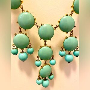 VINTAGE Statement necklace!! Turquoise & gold